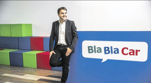 Photo Blablacar et Frederic MAZZELLA